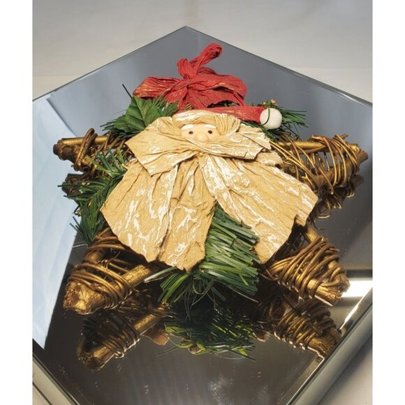 Handmade Christmas Star Santa Clause Ornament Wall Home Decor - Picture 1 of 5